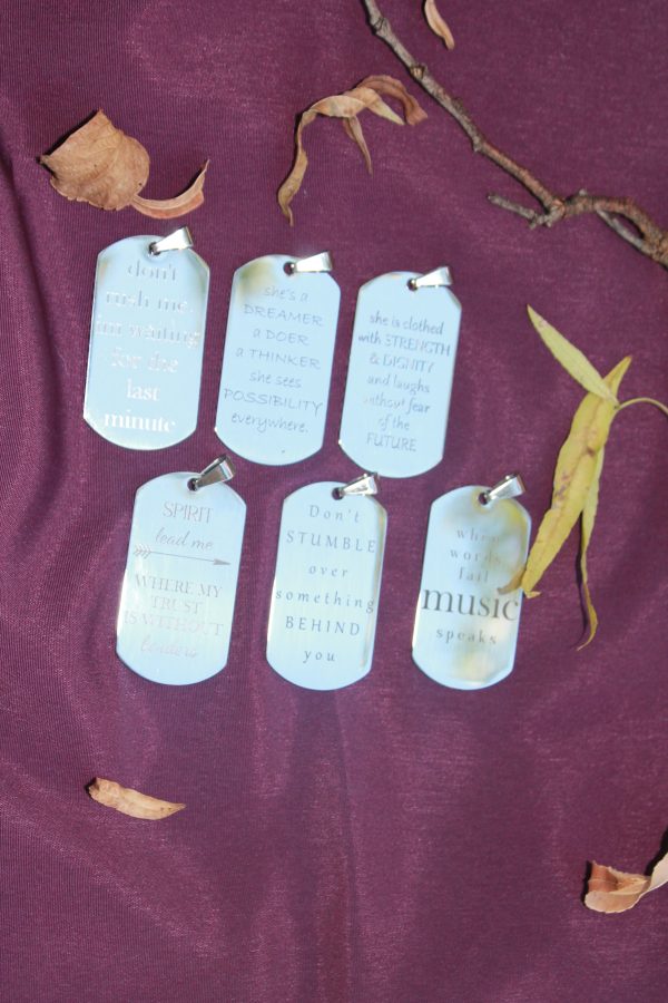 Plated Engraved Keyrings